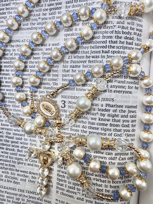 Cana Catholic Wedding Rosary | Our Lady of Cana Pearl Rosary